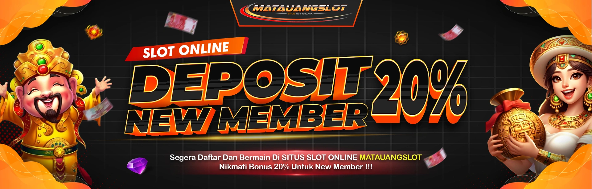 Banner Deposit New Member 20%